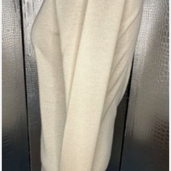 Helmut Lang Oversize Turtleneck Sweater Womens Size Small Cream - Picture 5 of 11